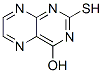 4-Hydroxy-2-mercaptopteridine Structure,52023-48-0Structure