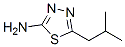 5-Isobutyl-[1,3,4]thiadiazol-2-ylamine Structure,52057-89-3Structure