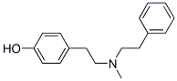 4-[2-[Methyl (2-phenylethyl )amino]ethyl ]phenol Structure,52059-47-9Structure