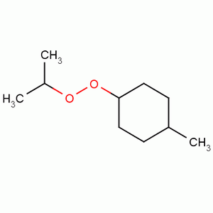 1-Isopropyl-4-methylcyclohexyl hydroperoxide Structure,52061-60-6Structure