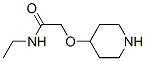 N-Ethyl-2-(4-piperidinyloxy)acetamide Structure,521074-81-7Structure