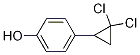 4-(2,2-Dichlorocyclopropyl)phenol Structure,52179-26-7Structure