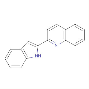 2-(2-喹啉基)吲哚結(jié)構(gòu)式_52191-66-9結(jié)構(gòu)式