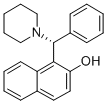 1-((R)-phenyl(piperidin-1-yl)methyl)naphthalen-2-ol Structure,521960-31-6Structure