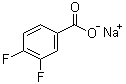 3,4-二氟苯甲酸鈉結(jié)構(gòu)式_522651-44-1結(jié)構(gòu)式