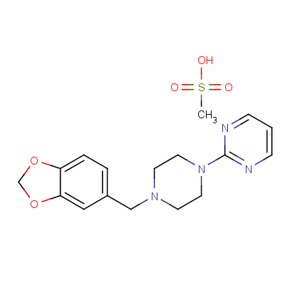 Piribedil monomethylsulfonate Structure,52293-23-9Structure