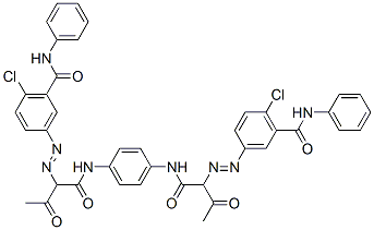 3,3-[1,4-亞苯基雙[亞氨基(1-乙?；?2-氧代-2,1-乙烷二基)氮雜]]雙(6-氯-n-苯基苯甲酰胺)結(jié)構(gòu)式_52298-43-8結(jié)構(gòu)式