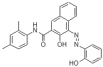 2-[2-Hydroxy-3-(2,4-xylylcarbamoyl)-1-naphthylazo]phenol Structure,523-67-1Structure