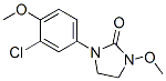 1-(3-Chloro-4-methoxyphenyl)-3-methoxyimidazolidin-2-one Structure,52420-38-9Structure