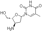 3-Amino-2,3-dideoxythymidine Structure,52450-18-7Structure