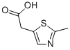 (2-Methyl-1,3-thiazol-5-yl)acetic acid Structure,52454-65-6Structure