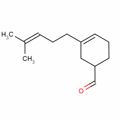 3-(4-Methyl-3-pentenyl)cyclohex-3-ene-1-carbaldehyde Structure,52475-89-5Structure