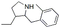 Pyrrolidine, 3-ethyl-2-[(2-methylphenyl)methyl]- (9ci) Structure,524918-26-1Structure