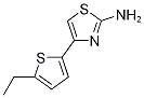 4-(5-乙基-噻吩-2-基)-噻唑-2-胺結(jié)構(gòu)式_524932-70-5結(jié)構(gòu)式