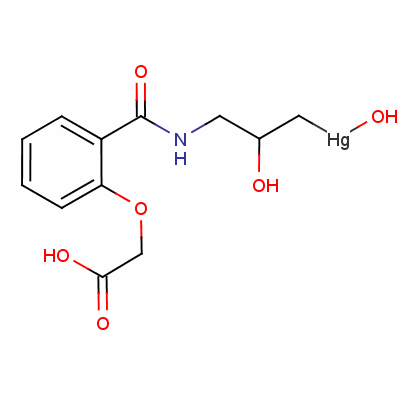 汞拉米特結(jié)構(gòu)式_525-30-4結(jié)構(gòu)式