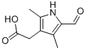 2-(5-Formyl-2,4-dimethyl-1h-pyrrol-3-yl)acetic acid Structure,52513-48-1Structure