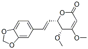 (5R,6s)-6-[(e)-2-(1,3-benzodioxol-5-yl)ethenyl ]-5,6-dihydro-4,5-dimethoxy-2h-pyran-2-one Structure,52525-99-2Structure