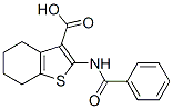 2-(Benzoylamino)-4,5,6,7-tetrahydro-1-Benzothiophene-3-carboxylic acid Structure,52535-73-6Structure