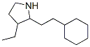 Pyrrolidine, 2-(2-cyclohexylethyl)-3-ethyl- (9ci) Structure,525537-46-6Structure