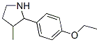 Pyrrolidine, 2-(4-ethoxyphenyl)-3-methyl- (9ci) Structure,525538-41-4Structure