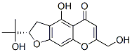 [S,(+)]-2,3-dihydro-4-hydroxy-7-hydroxymethyl-2-(1-hydroxy-1-methylethyl)-5h-furo[3,2-g][1]benzopyran-5-one Structure,52589-21-6Structure