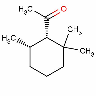 (1S-順式)-1-(2,2,6-三甲基環(huán)己基)乙酮結(jié)構(gòu)式_52612-52-9結(jié)構(gòu)式