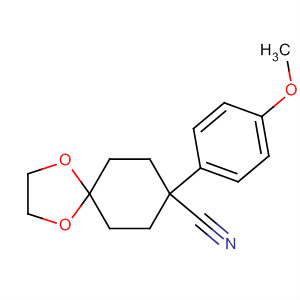 8-(4-Methoxyphenyl)-1,4-dioxaspiro[4.5]decane-8-carbonitrile Structure,5263-42-3Structure