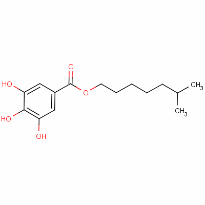 沒食子酸異辛酯結(jié)構(gòu)式_52655-08-0結(jié)構(gòu)式