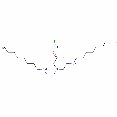 N,n-bis[2-(octylamino)ethyl ]-glycine hydrochloride Structure,52658-82-9Structure