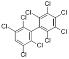 2,2,3,3,4,5,5,6,6-Nonachlorobiphenyl Structure,52663-77-1Structure