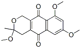 3,4-Dihydro-3,7,9-trimethoxy-3-methyl-1h-naphtho[2,3-c]pyran-5,10-dione Structure,52736-52-4Structure