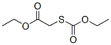 Acetic acid, 2-[(ethoxycarbonyl)thio]-, ethyl ester Structure,52790-15-5Structure