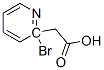 2-Bromo-2-(pyridin-2-yl)acetic acid Structure,52800-40-5Structure