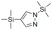 1,4-Bis(trimethylsilyl)-1h-pyrazole Structure,52805-95-5Structure