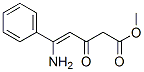 5-Amino-3-oxo-5-phenyl-4-pentenoic acid methyl ester Structure,52812-85-8Structure