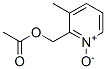 2-Acetoxy methyl-3-methyl pyridine-n-oxide Structure,52814-41-2Structure