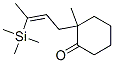 2-Methyl-2-(3-trimethylsilanyl-but-2-enyl)-cyclohexanoneStructure,52815-01-7Structure 2-Methyl-2-(3-trimethylsilanyl-but-2-enyl)-cyclohexanone Structure,52815-01-7Structure