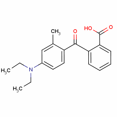 2-[4-(Diethylamino)-2-methylbenzoyl ]benzoic acid Structure,52830-65-6Structure