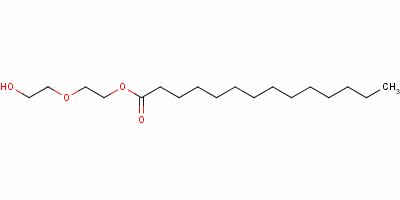 Tetradecanoic acid 2-(2-hydroxyethoxy)ethyl ester Structure,52849-47-5Structure