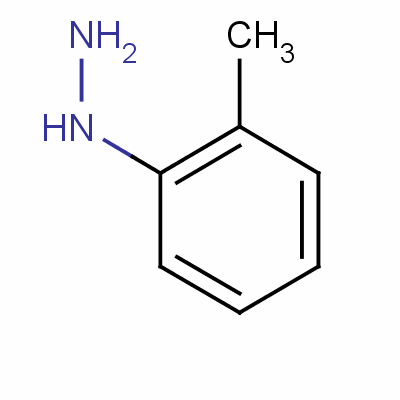 (2-甲基苯基)肼結(jié)構(gòu)式_529-27-1結(jié)構(gòu)式