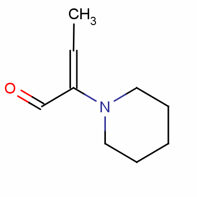 (E)-alpha-ethylidenepiperidine-1-acetaldehyde Structure,52900-93-3Structure