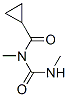 Cyclopropanecarboxamide,n-methyl-n-[(methylamino)carbonyl ]-(9ci) Structure,529487-66-9Structure