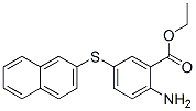 2-氨基-5-[2-萘硫代]苯甲酸乙酯結(jié)構(gòu)式_52979-20-1結(jié)構(gòu)式