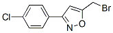 5-(Bromomethyl)-3-(4-chlorophenyl)isoxazole Structure,5300-92-5Structure