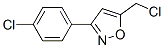 5-(Chloromethyl)-3-(4-chlorophenyl)isoxazole Structure,5301-02-0Structure