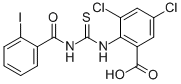 3,5-Dichloro-2-[[[(2-iodobenzoyl)amino]thioxomethyl ]amino]-benzoic acid Structure,530130-61-1Structure