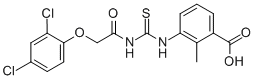 3-[[[[(2,4-Dichlorophenoxy)acetyl ]amino]thioxomethyl ]amino]-2-methyl-benzoic acid Structure,530134-78-2Structure