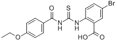 5-Bromo-2-[[[(4-ethoxybenzoyl)amino]thioxomethyl ]amino]-benzoic acid Structure,530146-22-6Structure