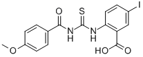 5-Iodo-2-[[[(4-methoxybenzoyl)amino]thioxomethyl ]amino]-benzoic acid Structure,530153-14-1Structure