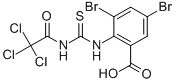 3,5-Dibromo-2-[[thioxo[(trichloroacetyl)amino]methyl ]amino]-benzoic acid Structure,530153-82-3Structure